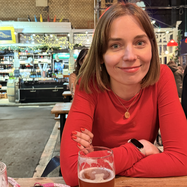 had some delicious beer.